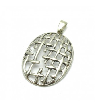 PE001163 Handmade sterling silver pendant solid 925  Empress